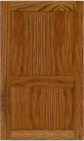 Flat  Panel   P H 40 60  Red  Oak  Cabinets